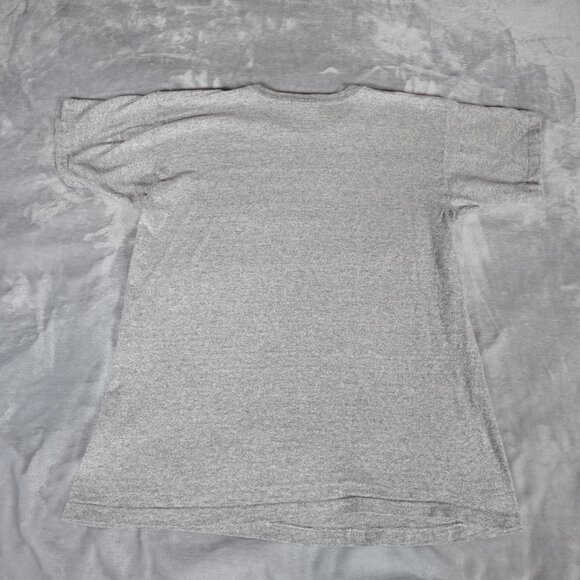 Vintage Champion Script T Shirt Mens L (Fits M) Made In USA 80s Gray - Picture 5 of 8